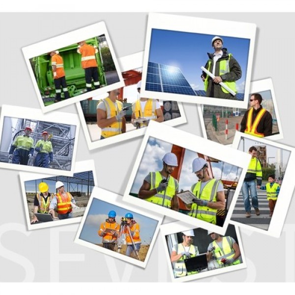 SFVest High Visibility Reflective Safety Work Shirt Reflective Vest Breathable Work Clothes Security Reflective T-shirt Working 