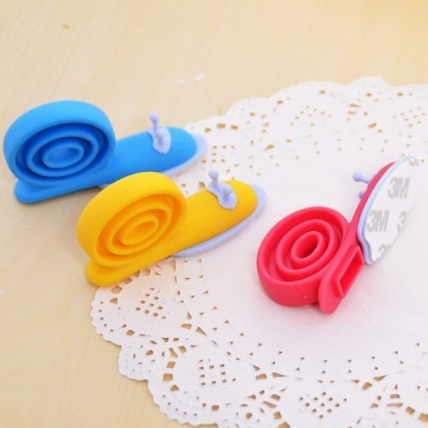 3PCS/Bag Cute Snail Animal Shaped Door Stop