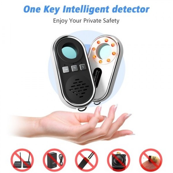 Portable Hidden Camera Detector Wireless Signal Scanner Hotel Anti-spy Prevent Monitoring Mini Finder