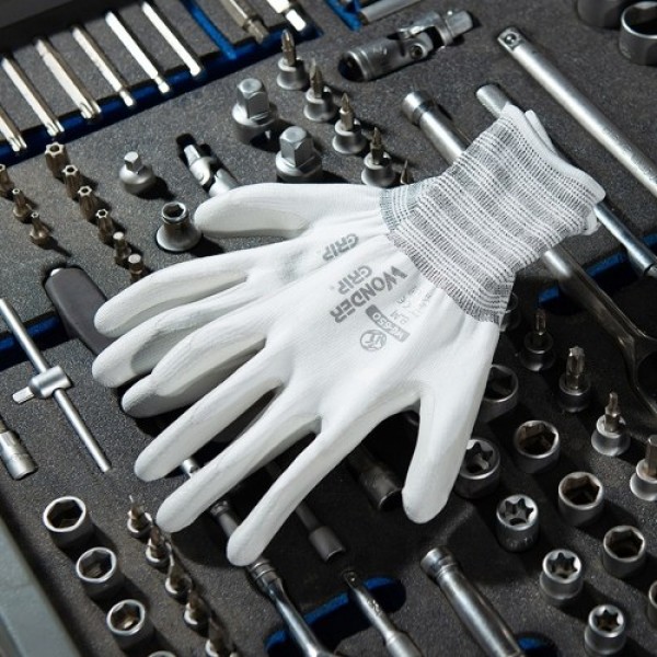 Wonder Grip WG-650 Safety Gloves Nitrile Rubber Protective Gloves Wear-resistant Waterproof Non-slip Thick Working Gloves