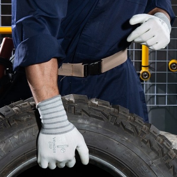 Wonder Grip WG-650 Safety Gloves Nitrile Rubber Protective Gloves Wear-resistant Waterproof Non-slip Thick Working Gloves