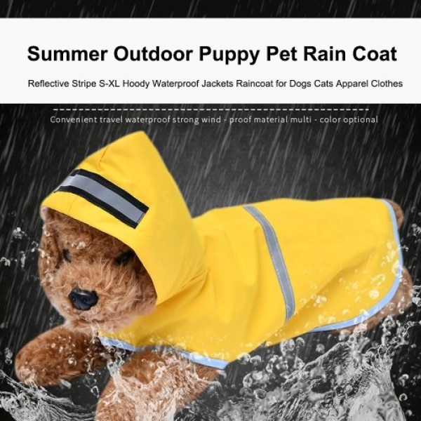 Summer Outdoor Puppy Pet Rain Coat