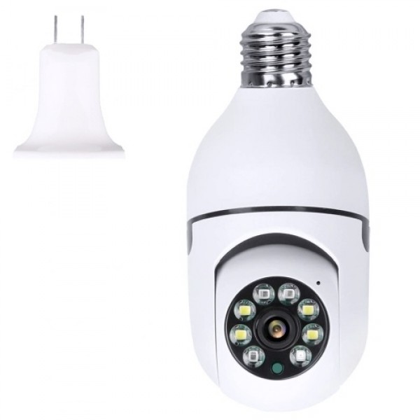 WiFi 360 Panoramic Bulb Camera 1080P Security Camera with 2.4GHz WiFi 360 Degree Panoramic viewing Wireless Home Surveillance Ca