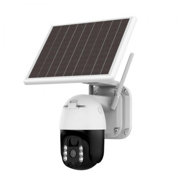 3mp Solar   Camera  Outdoor WIFI Security Camera Solar Battery Powered Home Cameras with Night Vision, PIR Motion Detection, 2 W