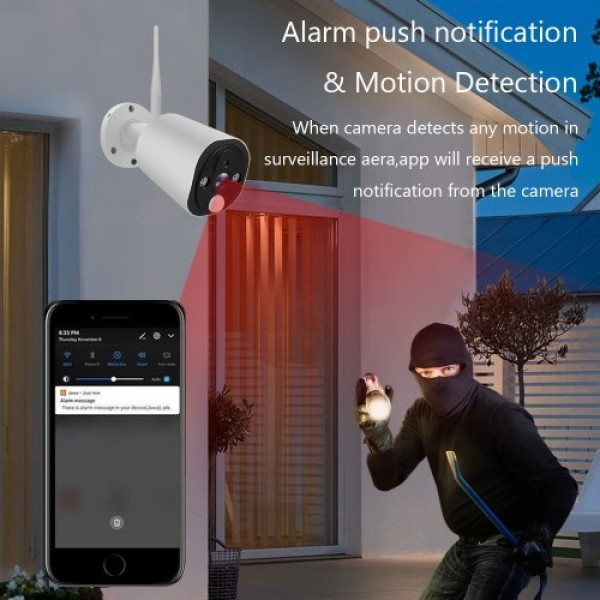 Solar Powered Wireless Security Camera