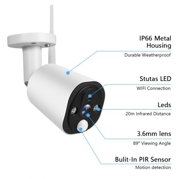 Solar Powered Wireless Security Camera