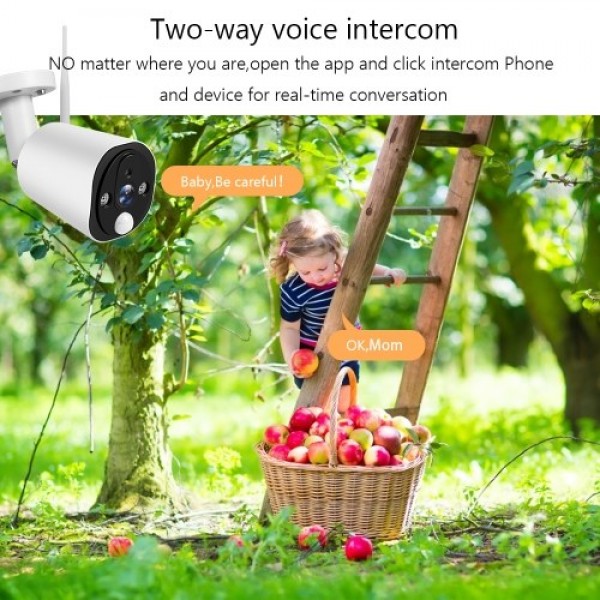 Solar Powered Wireless Security Camera