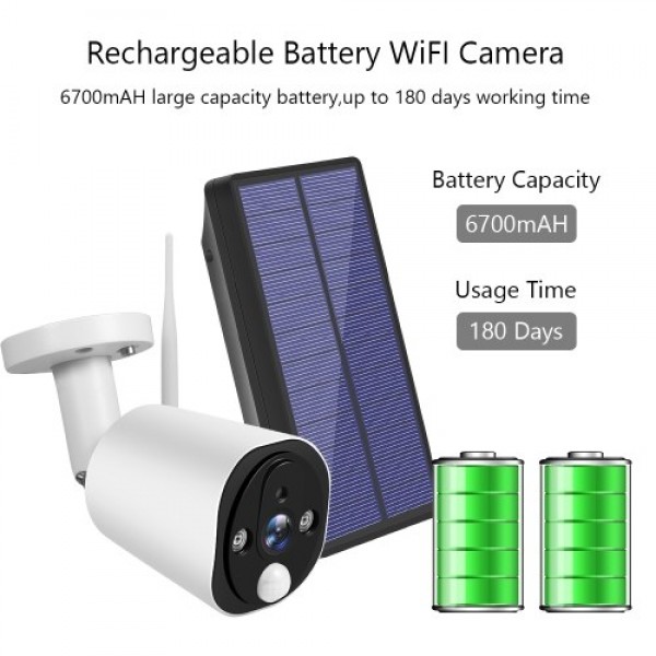 Solar Powered Wireless Security Camera