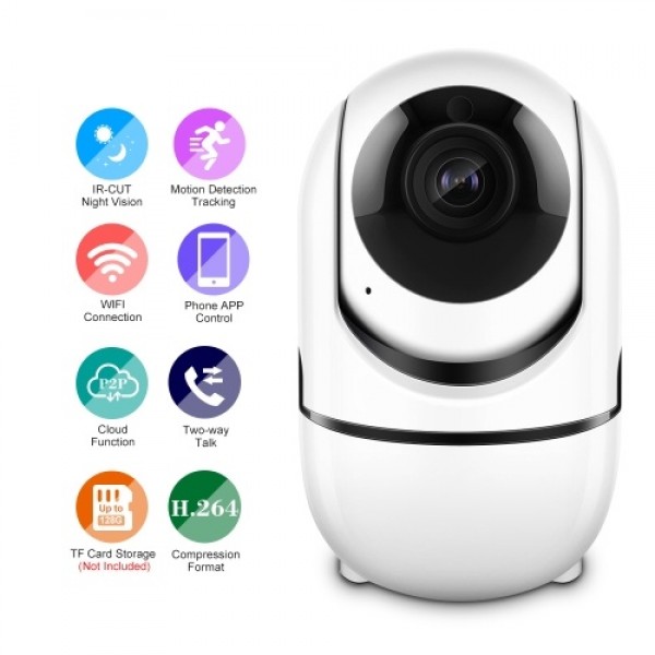 Home Security WIFI Camera 1080P Wireless IP Camera Baby Monitor with Motion Detection Tracking Voice Alarm P/T/Z Security Camera