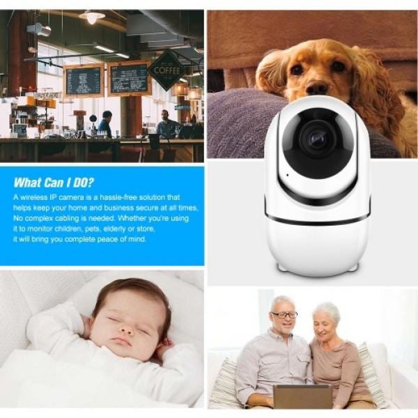 Home Security WIFI Camera 1080P Wireless IP Camera Baby Monitor with Motion Detection Tracking Voice Alarm P/T/Z Security Camera