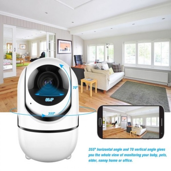 Home Security WIFI Camera 1080P Wireless IP Camera Baby Monitor with Motion Detection Tracking Voice Alarm P/T/Z Security Camera