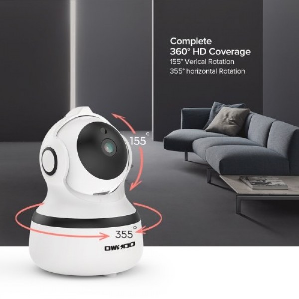 OWSOO 1080P FHD WiFi IP Camera Wireless 2.4 G Security Panoramic Viewing Camera