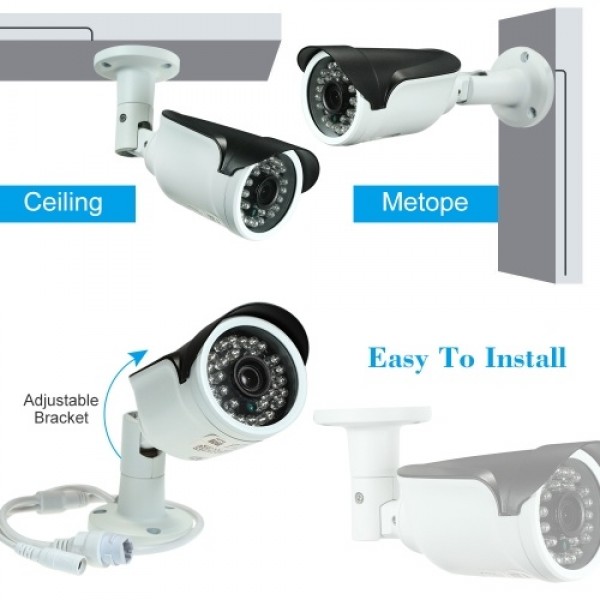 4MP HD Bullet POE IP Camera for Home Security