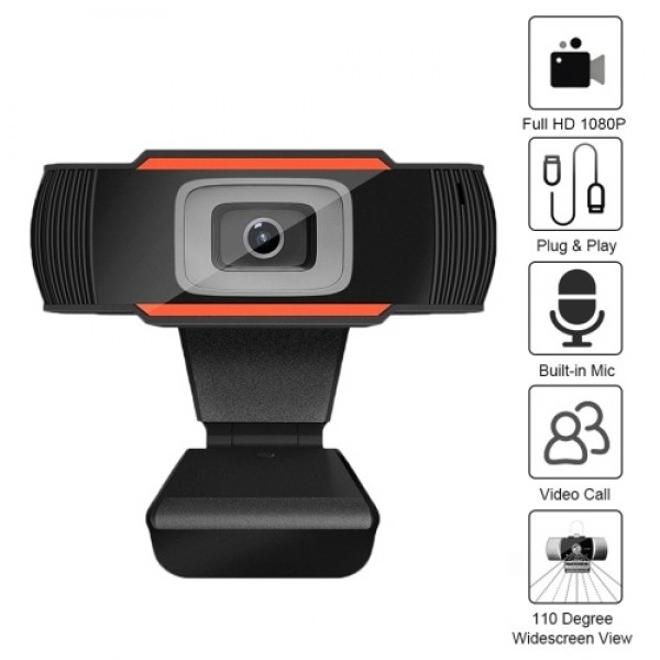 Full HD 1080P Wide Angle USB Webcam