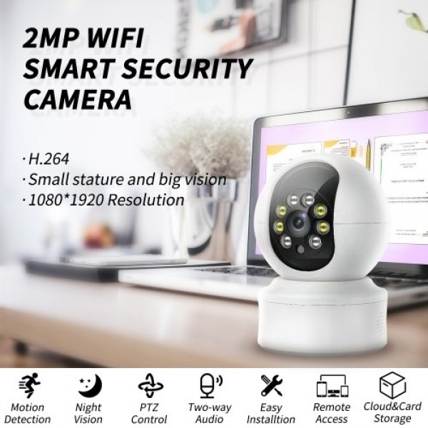 1080P WiFi Camera Wireless Security Camera Indoor Surveillance Camera