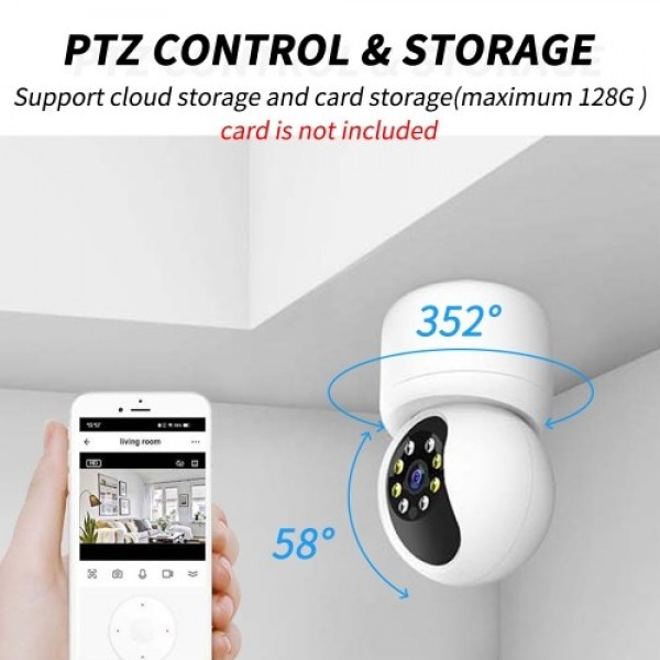 1080P WiFi Camera Wireless Security Camera Indoor Surveillance Camera