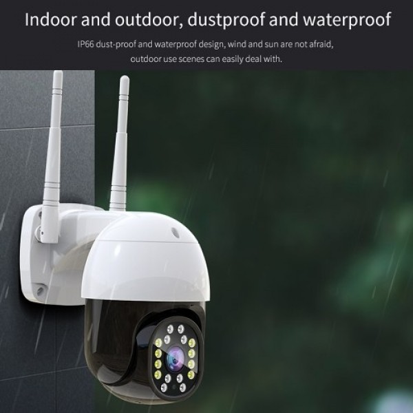 Pan Tilt Outdoor Security Camera 1080P 2MP WiFi Security Camera