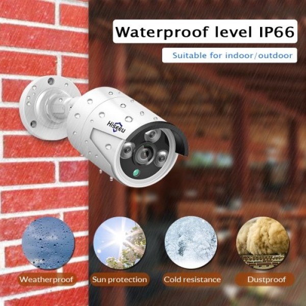 1080P POE IP Camera Outdoor Waterproof Home Security Camera Support Night Vision Motion Detection Remote Access