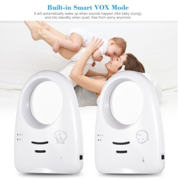 Portable 2.4GHz Wireless Digital Audio Baby Monitor