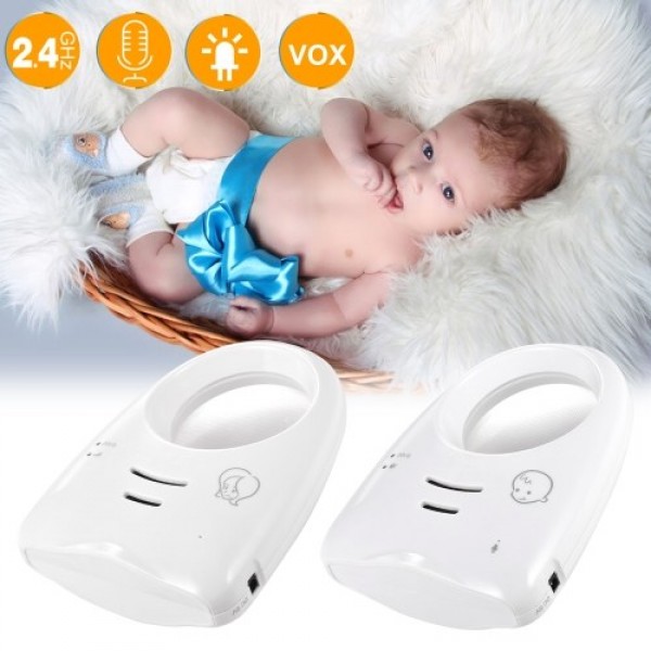 Portable 2.4GHz Wireless Digital Audio Baby Monitor