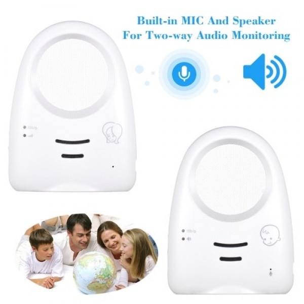 Portable 2.4GHz Wireless Digital Audio Baby Monitor