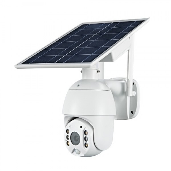 1080P Wireless Solar Panel Security Camera 2MP Outdoor Waterproof Rechargeable Battery Surveillance Camera