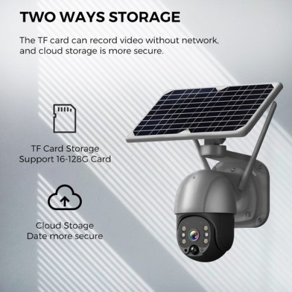 Wireless WiFi  Solar Panel Security Camera