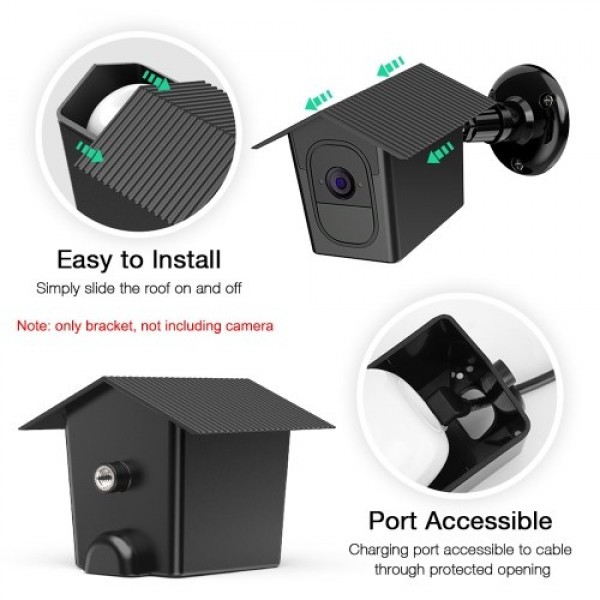 Protective Cover for Arlo Pro/Pro2 Camera Case Wall Mount Bracket Adjustable Protective Cover with Plastic Bracket Indoor and Ou