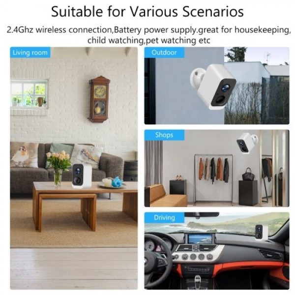 1080P Full HD Rechargeable Battery Security Camera