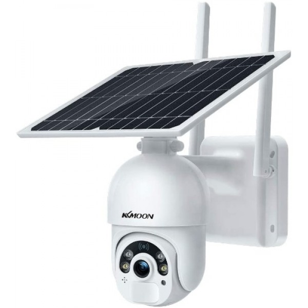 Solar Security Camera 1080P HD Outdoor Wireless WiFi PTZ Surveillance Camera