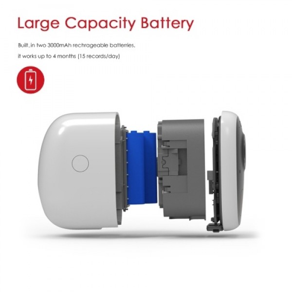 Wireless Rechargeable Battery Camera