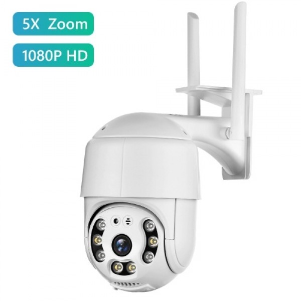 Outdoor PTZ Security Camera 1080P Home Surveillance Camera