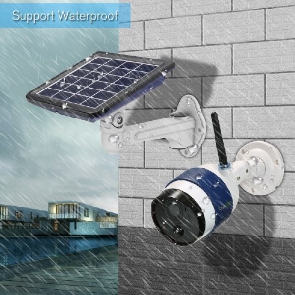 FREECAM C340 Wireless HD 720P WiFi Solar Powered IP Security Camera