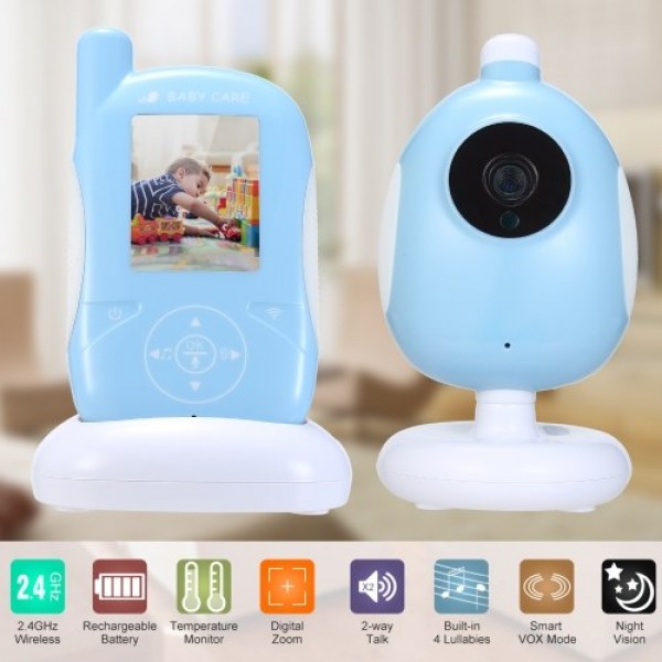 2.4in 2.4GHz Wireless Baby Monitor + Camera