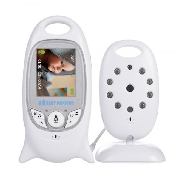 VB601 Video Baby Monitor Wireless Wifi Camera 2 Inches LCD Display Two Way Audio Talk Auto Night Vision Baby/Pet/Home Security C