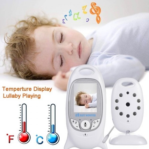 VB601 Video Baby Monitor Wireless Wifi Camera 2 Inches LCD Display Two Way Audio Talk Auto Night Vision Baby/Pet/Home Security C