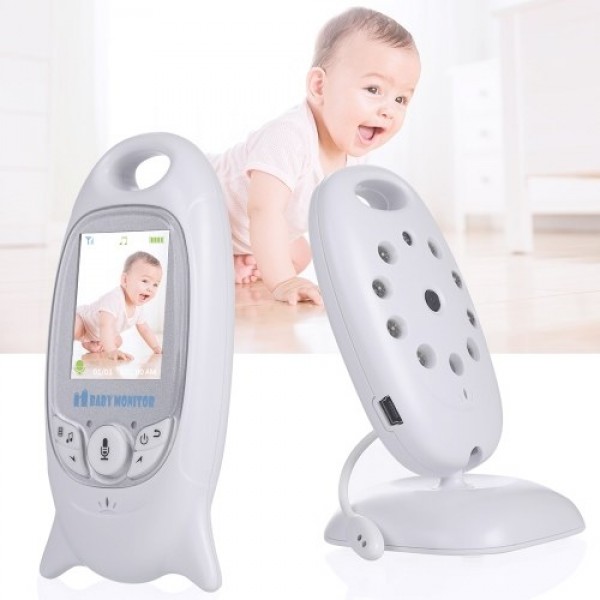 VB601 Video Baby Monitor Wireless Wifi Camera 2 Inches LCD Display Two Way Audio Talk Auto Night Vision Baby/Pet/Home Security C