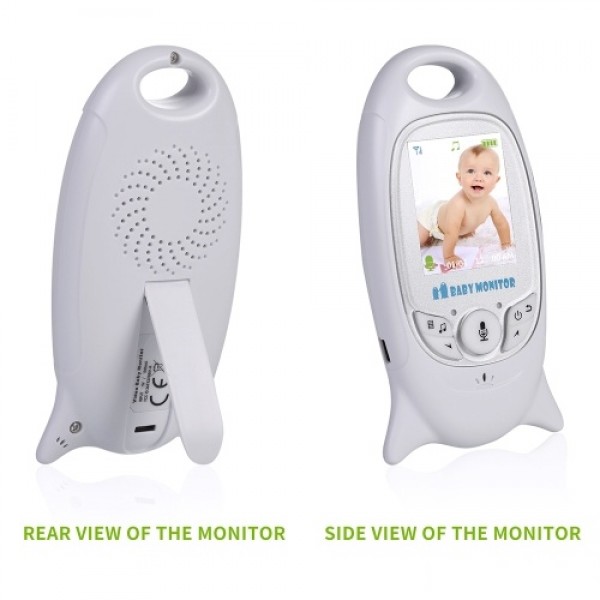 VB601 Video Baby Monitor Wireless Wifi Camera 2 Inches LCD Display Two Way Audio Talk Auto Night Vision Baby/Pet/Home Security C