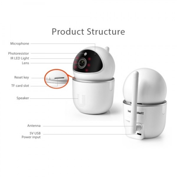 Auto-tracking WiFi IP Camera