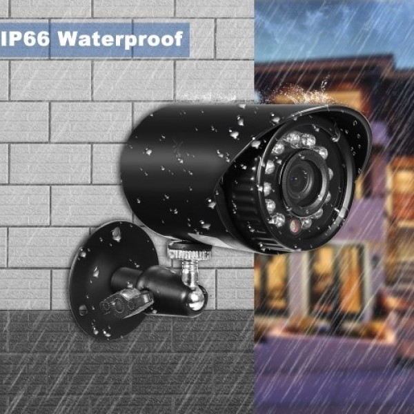 4CH 1080P Hybrid 5-in-1 DVR CCTV Camera System