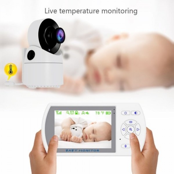 3.5 inch Wireless TFT LCD Video Baby Monitor with Night Vision