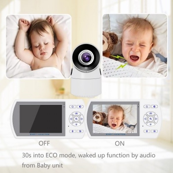 3.5 inch Wireless TFT LCD Video Baby Monitor with Night Vision