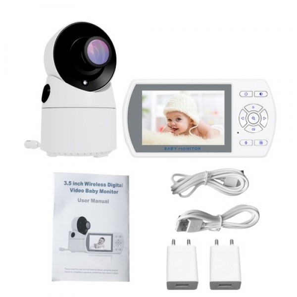 3.5 inch Wireless TFT LCD Video Baby Monitor with Night Vision