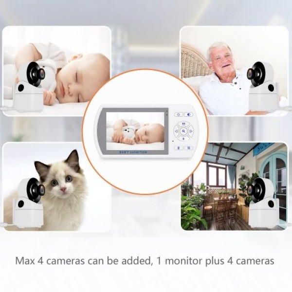 3.5 inch Wireless TFT LCD Video Baby Monitor with Night Vision