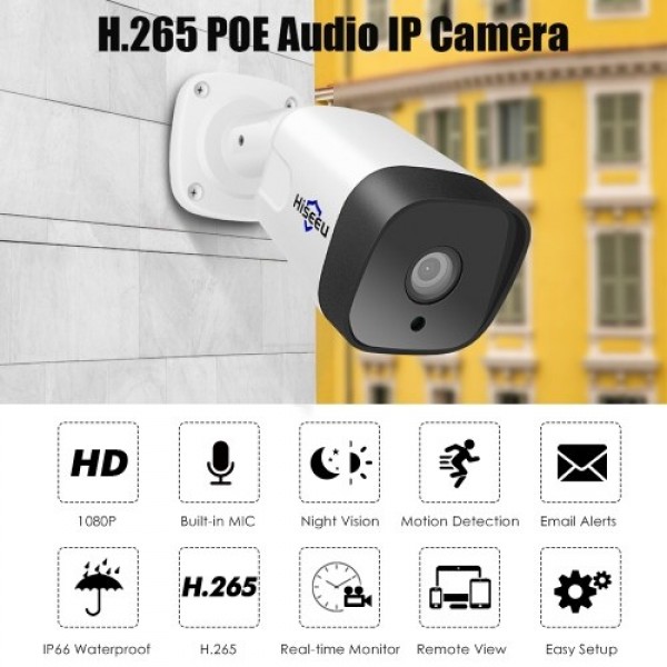 2MP POE Camera Outdoor/Indoor Waterproof Security IP Camera