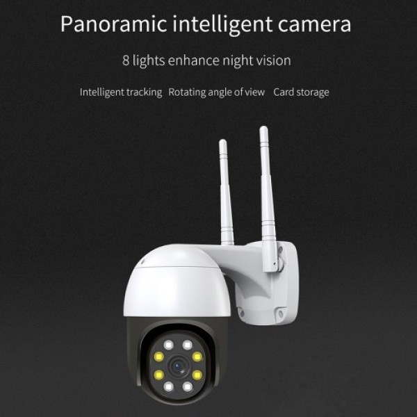 1080P Smart WiFi Camera Indoor/ Outdoor Wireless Security Camera 8MP for Baby Pet Home Monitoring IP66 Waterproof Auto Tacking T