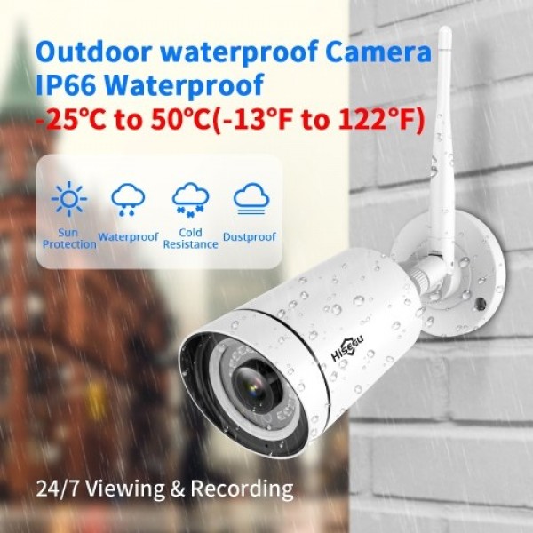 3MP Home Wireless Surveillance Camera System