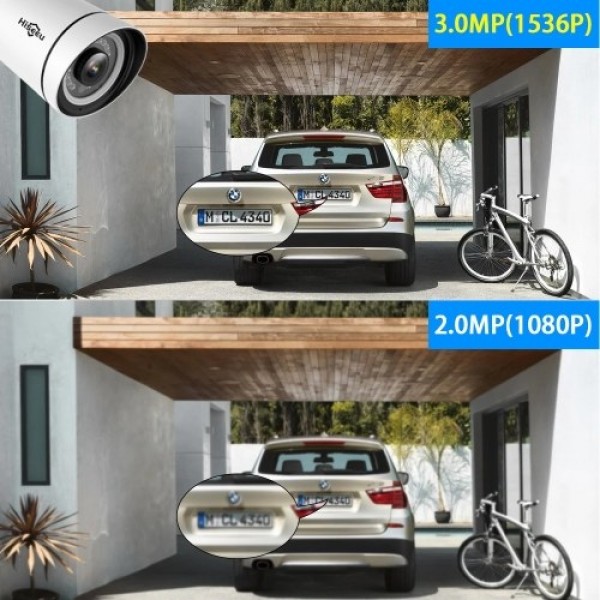 3MP Home Wireless Surveillance Camera System