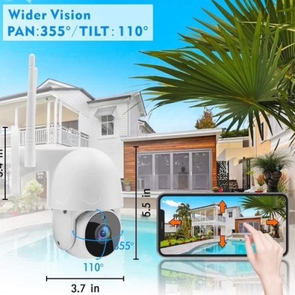 1080P Pan/Tilt 2.4G WiFi Home Surveillance Camera