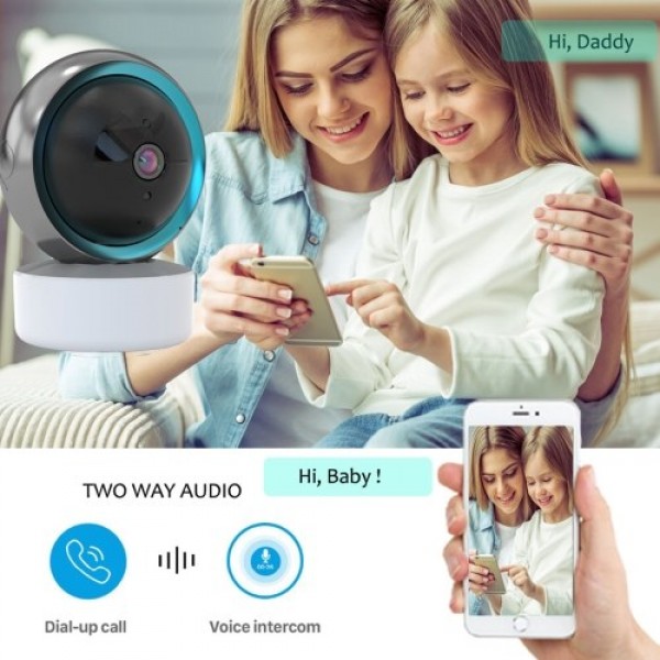 WiFi Baby Pet Monitor Wireless 1080P Home Security IP Camera